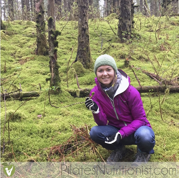 foraging for fiddleheads in Alaska