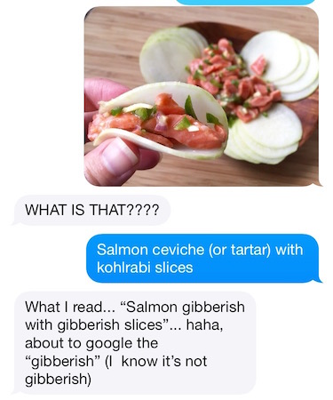 salmon ceviche